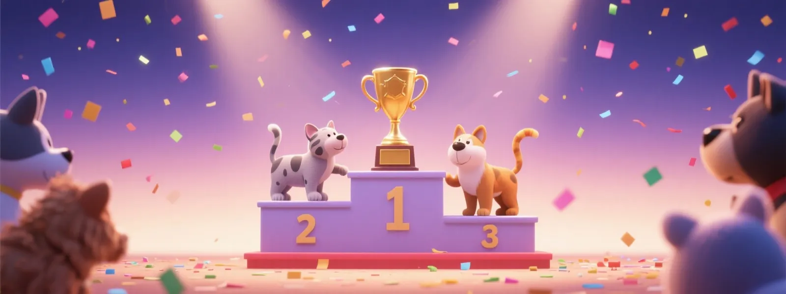 开奖公告 - 颁奖现场插画